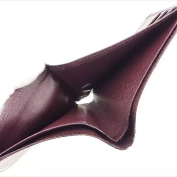 Louis Vuitton Wallet Purse Taiga Red PVC Leather Woman Authentic Used - Picture 7 of 7